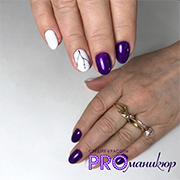 Сочетание темной и белой стороный